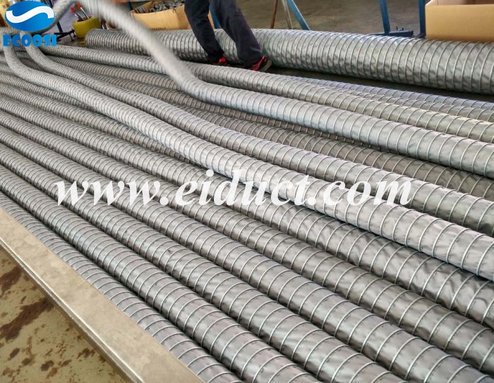 High temperature silicone ducting hose