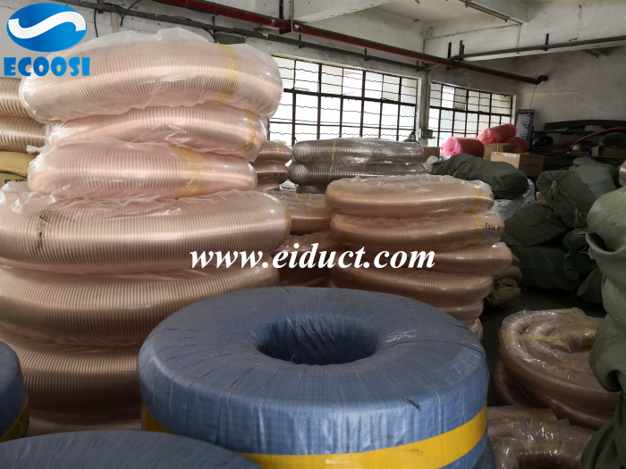 Why Ecoosi PU flex copper coated steel wire duct hose is so popular?