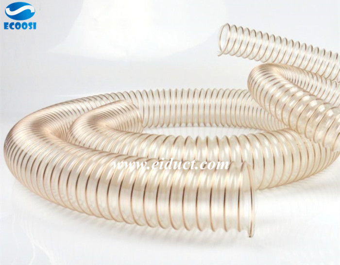 What is the application of Ecoosi PU flexible suction ventilation hose?