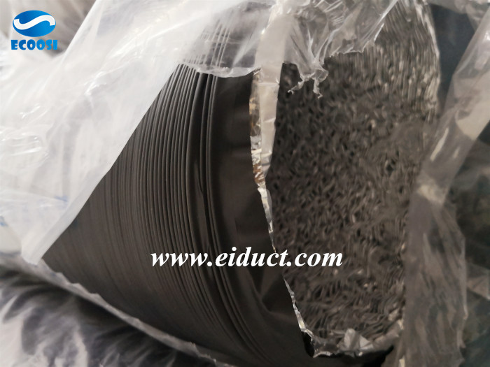 Aluminum PVC Flexible Air Duct Hose Ducting For Air Condition