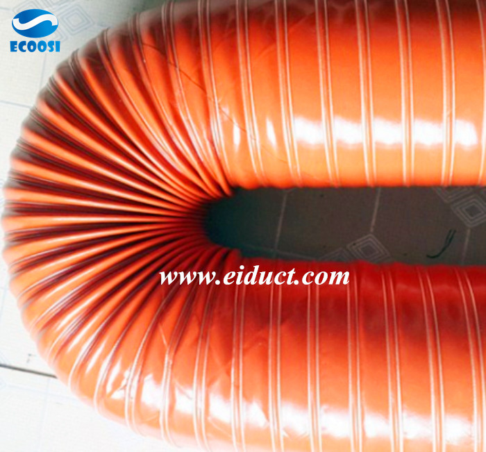 Ecoosi High Temp Silicone Air Duct Hose is a high temperature brake cooling flexible ducting hose