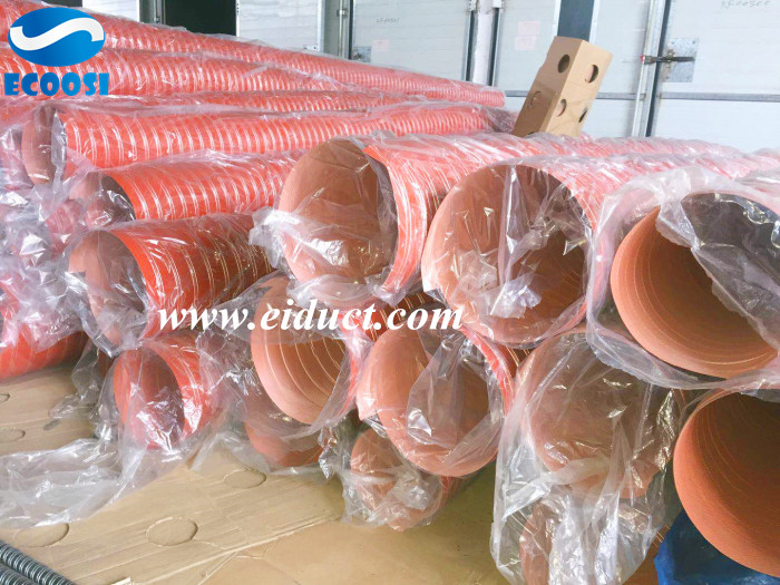Flex heat resistant silicone air duct hose from Ecoosi Industrial Co., Ltd.