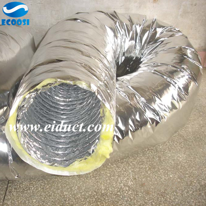 Insulated Aluminum Flexible Duct,Insulated Aluminum Duct Hose,Insulated