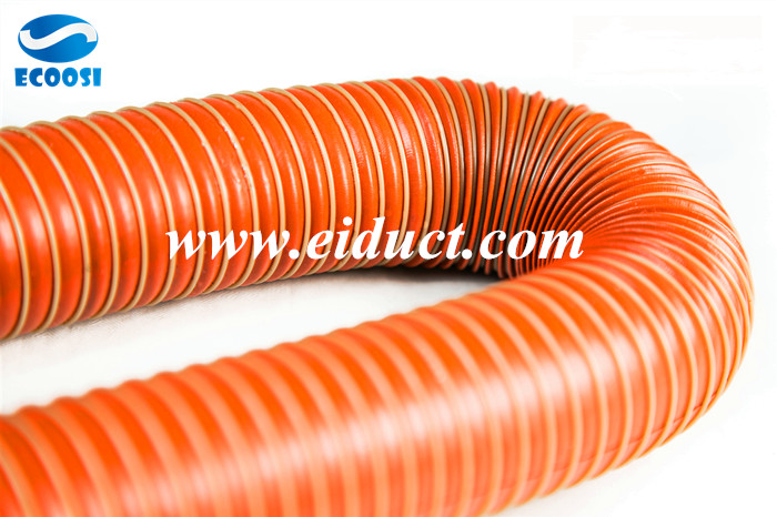 Double-Layer-Silicone-coated-glass-fiber-fabric-duct-hose