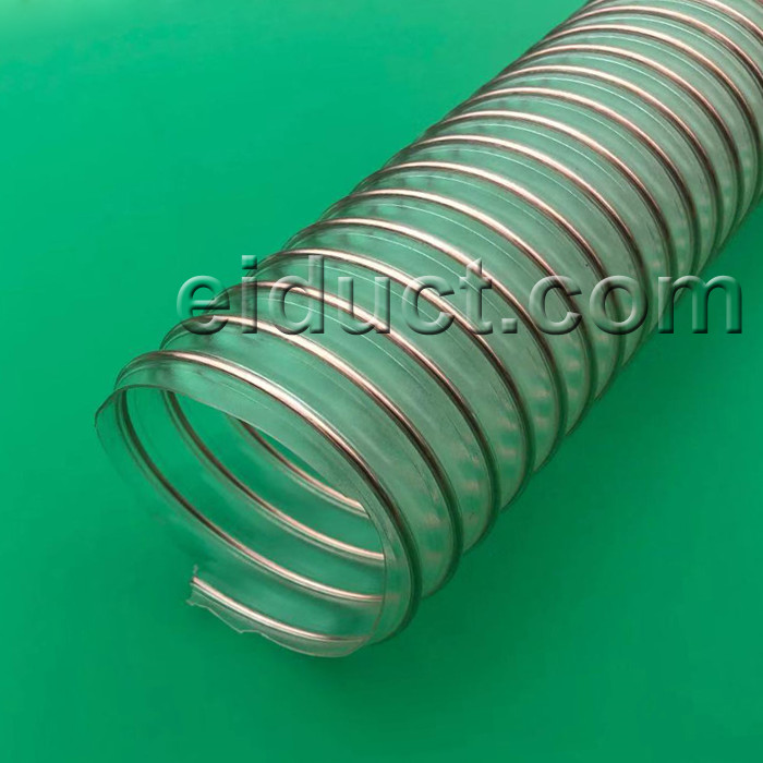 FDA 12 x 25 Novaflex 9SFTPUW12SD-300 Static Dissipating Clear Urethane Duct FDA 12 x 25 Novaflex 9SFTPUW12SD-300 Static Dissipating Clear Urethane Duct