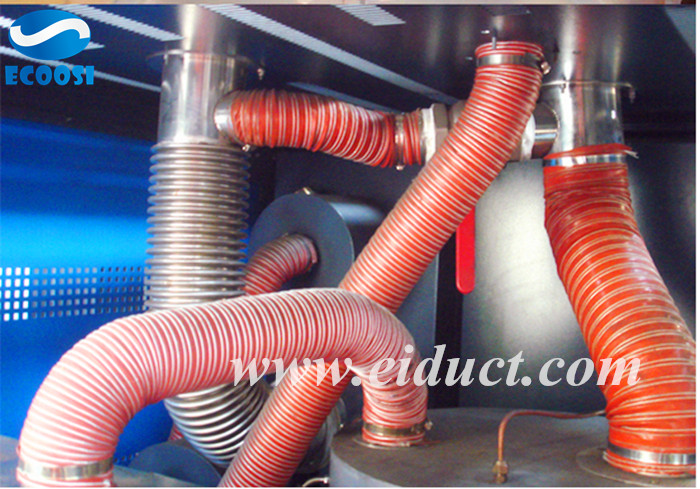 Why Ecoosi hot air silicone duct hose Is ideal for pellet drying?