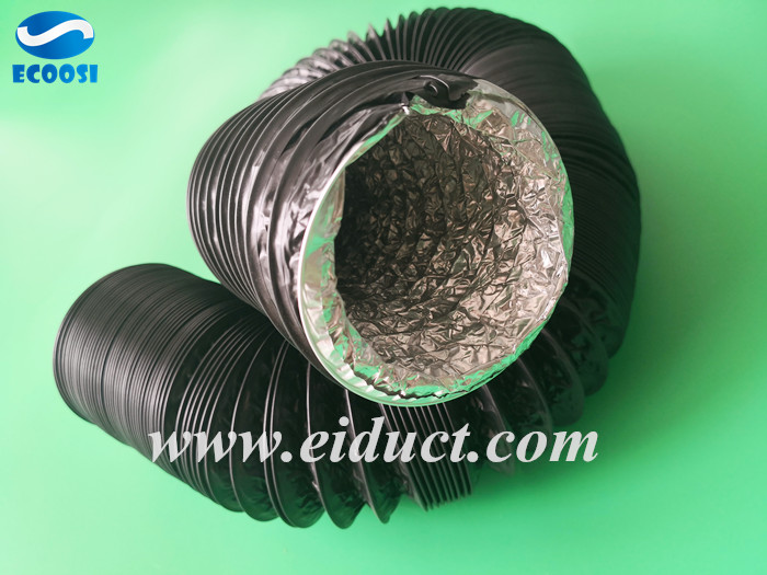 What is PVC aluminum flexible ventilation air duct hose and why it is ideal for smoke exhaust？
