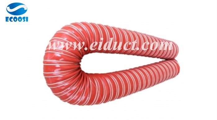 Double Layler Silicone Coated Fiberglass Rubber Duct Hose
