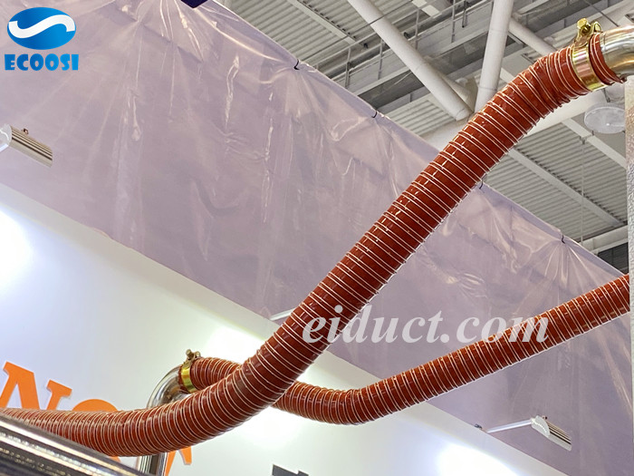 Why ECOOSI Silicone Hot Air Duct Hose is an ideal choice for Hopper Dryers?