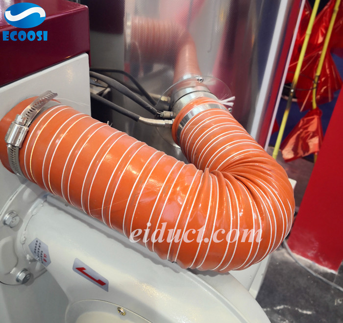 Why ECOOSI high temp silicone air duct hose is ideal for the transportation of hot air and fumes?