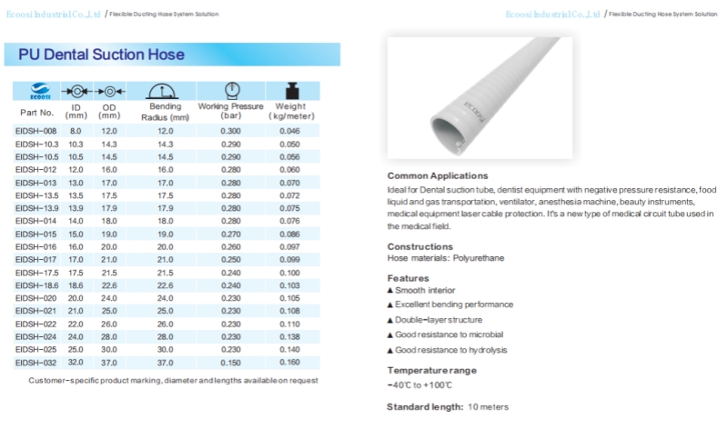 Polyurethane Dental Suction Hose.jpg